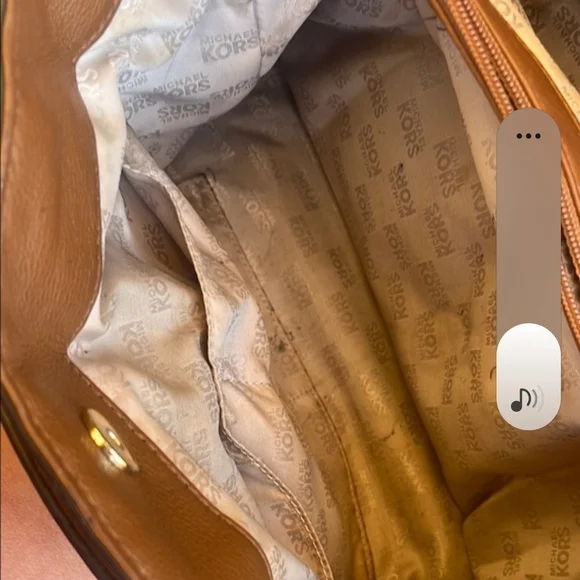 Michael Kors Brown Leather Tote Bag - Picture 4 of 9